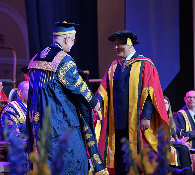 Mehmet Gültekin received “Honorary Doctorate” from the United Kingdom